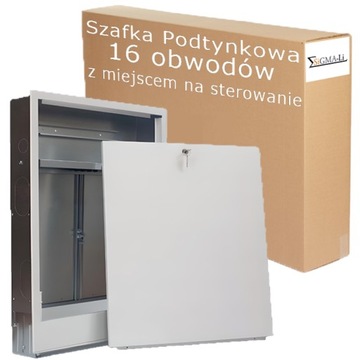 Szafka podtynkowa do rozdzielacza 7-8 obwodów Sigma-Li Skrzynka