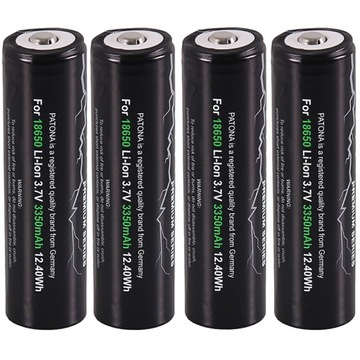 Bateria PATONA 18650 Li-lon 3350mAh 3,7V x4