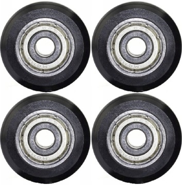 4x ROLKA PROWADNICY WÓZKA V-SLOT DUŻA 24mm