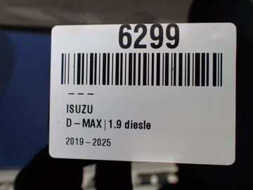 SKLO (OKNO) ZADNÍ ISUZU D-MAX III 2021 8983344241 6299
