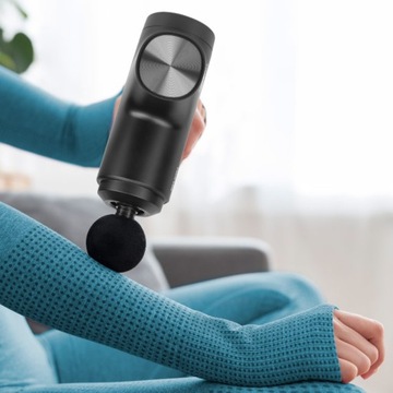 PISTOLET DO MASAŻU MASAŻER DO PLECÓW CIAŁA STÓP MASSAGE GUN REBEL ACTIVE