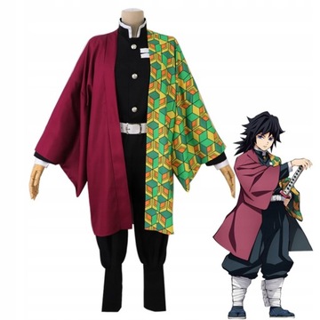 Cosplay Tomioka Giyuu Demon Slayer Anime ubrania