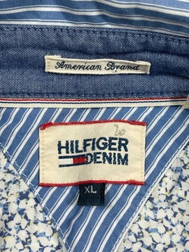 Tommy Hilfiger koszula męska denim logo unikat L