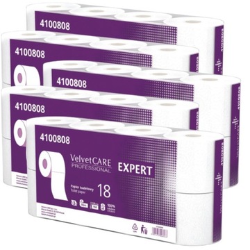 PAPIER TOALETOWY VELVET CARE EXPERT 40SZT 40 ROLEK 3 WARSTWY MIEKKI