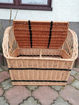 WIKLIN BENCH Плетеный багажник со спинкой Siedlisko