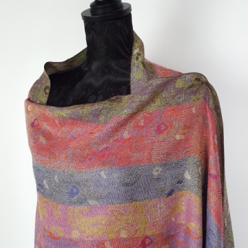 ЗОЛОТОЙ КРАСИВЫЙ ЖЕНСКИЙ ШАРФ