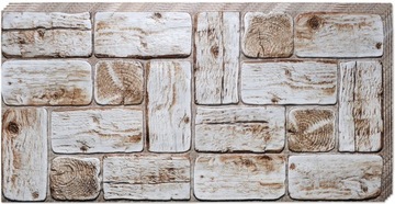 Panele ścienne 3D PCV Light Wood jasne DREWNO 4x