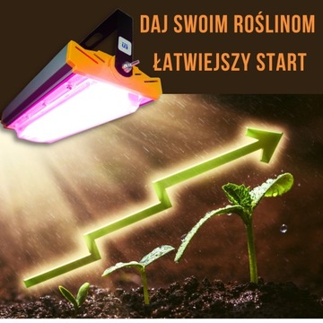 Польская светодиодная лампа GROW COB Full Spectrum для растений