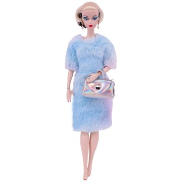 DLA LALKI BARBIE DAMSKIE UBRANIE SUKIENKA I STYLOWA TOREBKA