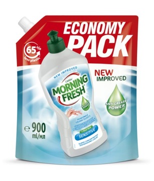 Płyn mycia naczyń MORNING FRESH SENSITIVE 900 ml ALOES ZAPAS