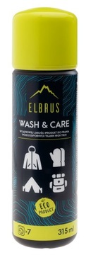 ELBRUS Środek do czyszczenia PRANIA WODOODPORNYCH TKANIN WASH & CARE 315 ML