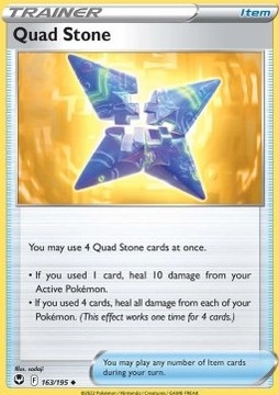 Oryginalna Karta Pokemon Silver Tempest - Quad Stone SIT 163