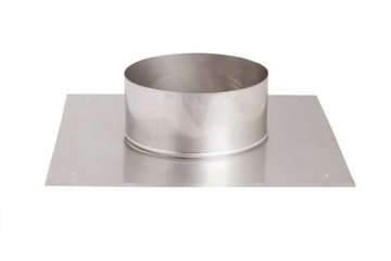 Płyta kominowa żaroodporna fi 160 1mm przelotowa