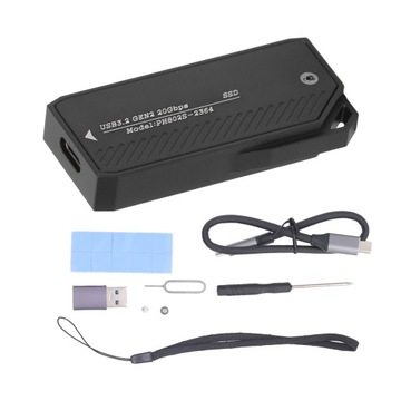 Obudowa M.2 do SSD NVMe Type C 20Gbps adapter do dysków 2230