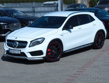 Mercedes GLA I Off-roader AMG 45 AMG 360KM 2014 Mercedes GLA 45AMG Night Edition1 Pamięci Harman 20” nappa Blis Kamera ILS, zdjęcie 28