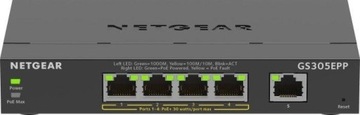 Przełącznik GS305EPP switch unmanaged 5GE +)