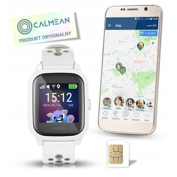 Wodoszczelny Smartwatch Dla Dzieci CALMEAN NEMO 2 biały