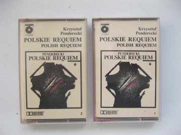 PENDERECKI -POLSKIE REQUIEM/2 kasety/1987 !!!