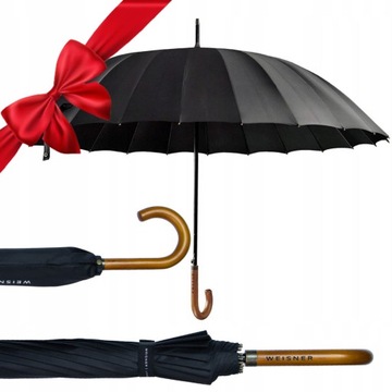 WEISNER Kapitol | ORYGINALNY PARASOL MESKI RZĄDOWY 140 CM ELEGANCKI AUTOMAT
