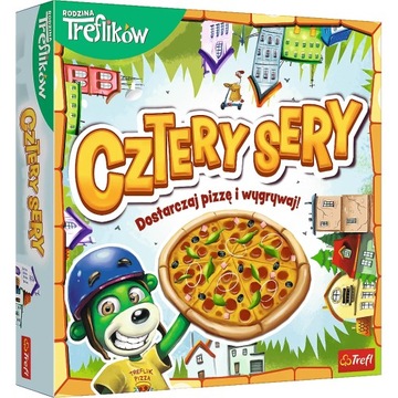 CZTERY SERY GRA PLANSZOWA RODZINA TREFLIKÓW 5+