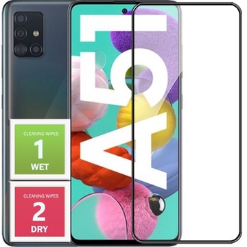 SZKŁO NA CAŁY EKRAN DO SAMSUNG GALAXY A51 PEŁNE HARTOWANE SZKIEŁKO 5D