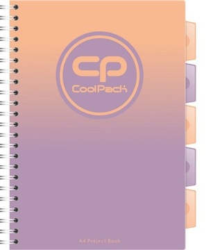 COOLPACK ZESZYT GRADIENT KOŁOZESZYT A4 BERRY
