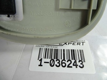 MERCEDES ML W163 LAMPA POLSTROVÁNÍ INTERIÉR ZADNÍ