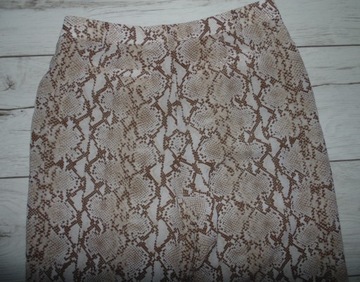 MICHAEL KORS SPODNIE DAMSKIE SNAKE PRINT OUTLET PAS 80cm r. S