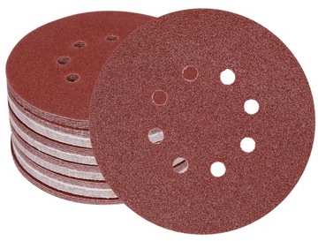 PAPIER ŚCIERNY KRĄŻKI RZEP OTWORY 150mm P240 50szt