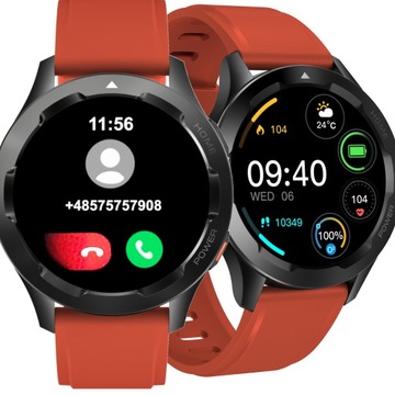 Sportowy Zegarek Smartwatch Wodoodporny Czerwony