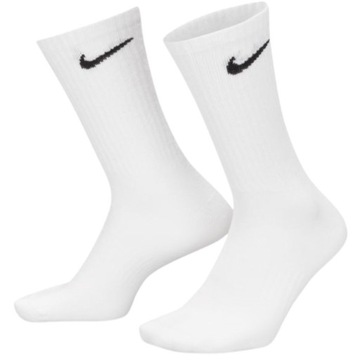 Skarpety do połowy łydki Nike 42-46 biały