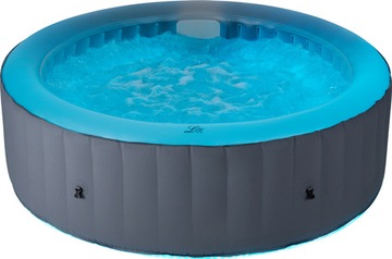 BASEN Z HYDROMASAŻEM 6 OSÓB DMUCHANE GLOW MSPA GRATIS