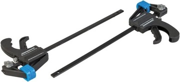 SILVERLINE Mini ściski stolarskie JEDNORĘCZNY DWUPAK 150mm kpl. 2 szt.