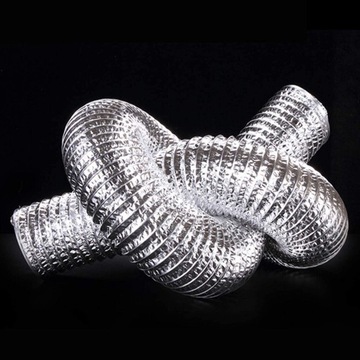 АЛЮМИНИЕВЫЙ ГИБКИЙ ШЛАНГ 2 М, ВЕНТИЛЯЦИОННЫЙ ШЛАНГ, ШЛАНГ ВЫХЛОТНОГО ВОЗДУХА