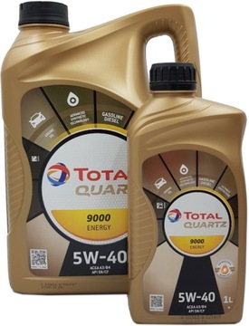TOTAL QUARTZ 9000 ENERGY 5W40 6L 5L+1L 502 505 00 A3/B4 olej silnikowy