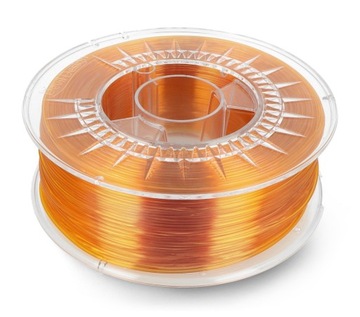 Нить Devil Design PETG Bright Orange Прозрачная оранжевая 1,75 1 кг