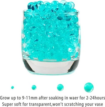 100 000 шт. ГИДРОГЕЛЕВЫЕ ШАРИКИ, украшение для вазы, аксессуары для игрушечного пистолета