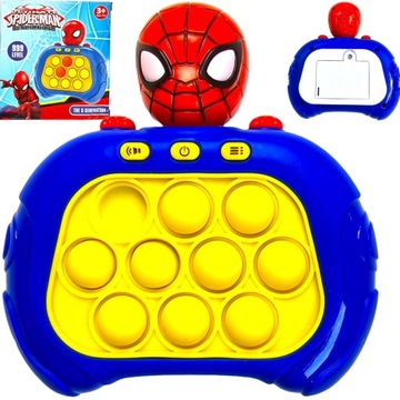 QUICK PUSH SPIDERMAN POP IT АНТИСТРЕССОВАЯ ЭЛЕКТРОННАЯ АРКАДНАЯ ИГРА