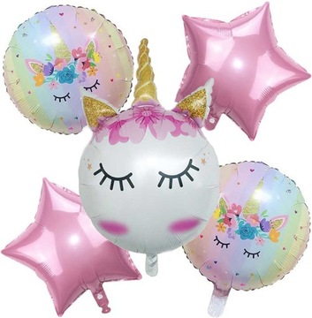 Баннер на день рождения ЕДИНОРОГ надпись С ДНЕМ РОЖДЕНИЯ 1-99 флаги ЕДИНОРОГ БОЛЬШОЙ