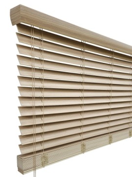 ŻALUZJE ŚCIENNE POZIOME DREWNOPODOBNE 50mm FAUX WOOD PCV 150x230