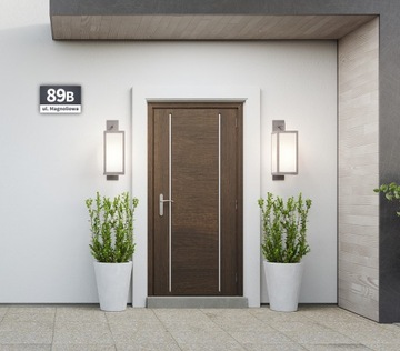 АДРЕСНАЯ табличка АНТРАЦИТ Номер дома 20х30