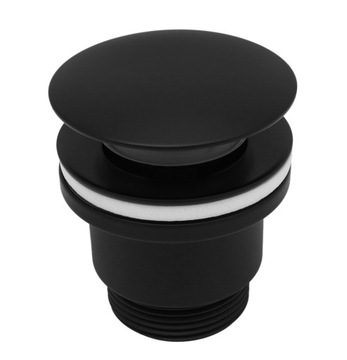CLICK-CLACK Washbasin Plug Black