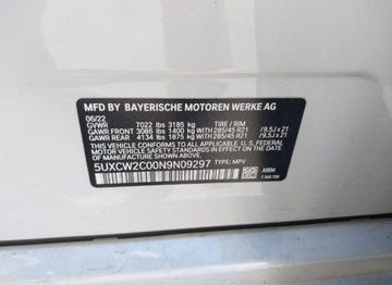 BMW X7 2022 BMW X7 XDrive40i w drodze do Polski 3.0 Benzyna 340KM, zdjęcie 13