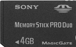 MEMORY STICK PRO- DUO 4 GB Magic GATE