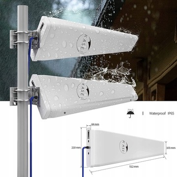 ВНЕШНЯЯ АНТЕННА KASER LPDA 5G 4G LTE 12dBi SMA