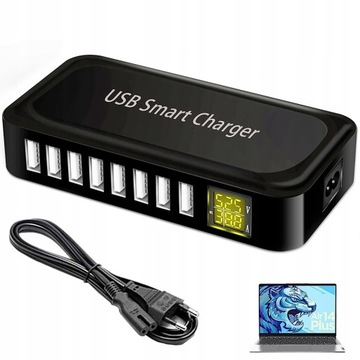 ŁADOWARKA POWERPORT STACJA ŁADUJĄCA HUB 8PORTY USB