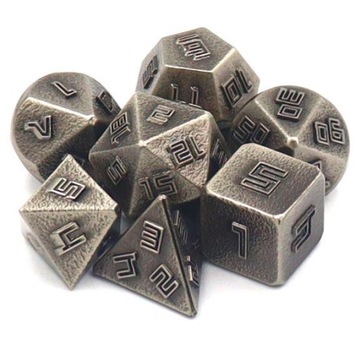 ONI NADCHODZĄ ZESTAW 7 METALOWYCH KOŚCI RPG