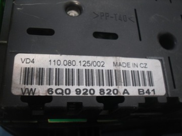 Zestaw startowy VW POLO IV 1.4 036906034DE