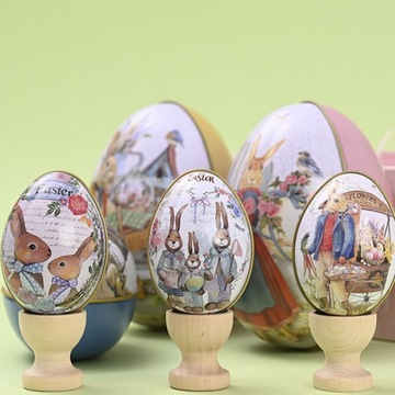 МЕТАЛЛИЧЕСКАЯ КОНФЕТНИЦА ДЛЯ ПАСХАЛЬНЫХ ЯИЦ