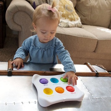 Пузыри Dimpl Duet Цвета Цифры Алфавит Брайля